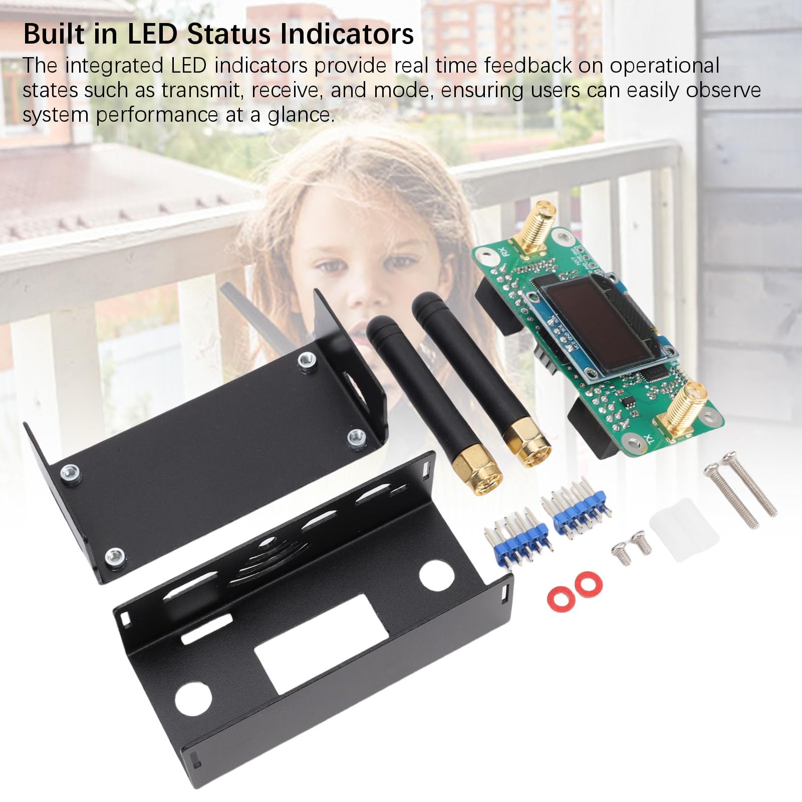 Jectse Carte de Point D'accès Duplex MMDVM, Modem Vocal Numérique avec Double Antenne et Sortie RF 10 MW, pour P25 DStar et
