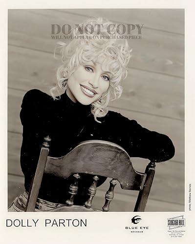 Dolly Parton - Fotografía de 8 x 10 pulgadas - Impresionante retrato de Sugar Hill - Música legendaria americana - La reina del país - Imagen