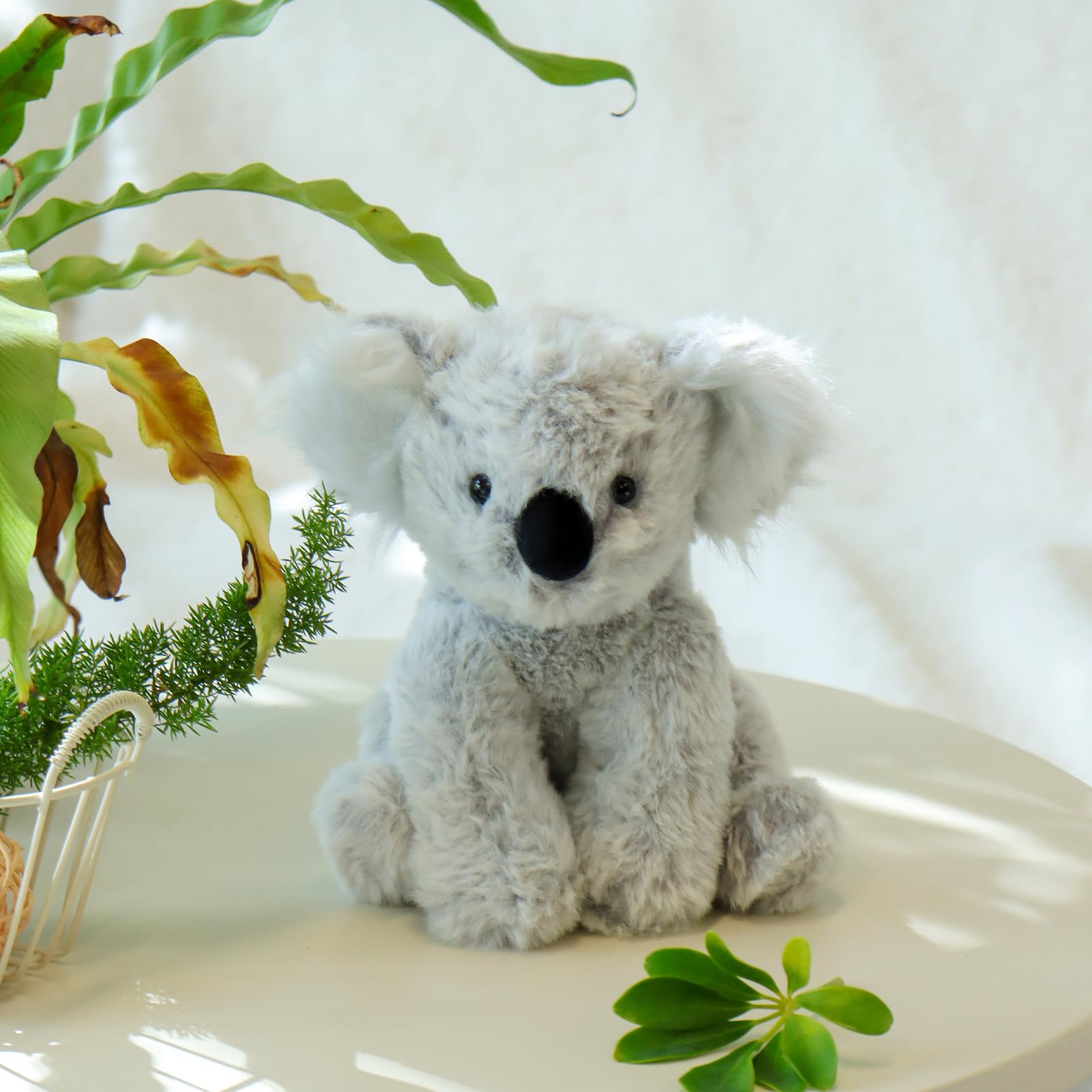 Apricot Lamb Peluche a coste a forma di rana, morbido, perfetto per bambini (rana in velluto a coste, 22 cm