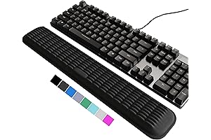Ergonomic Keyboard Wrist Rest - Memory Foam Wrist Support for Ultimate Comfort