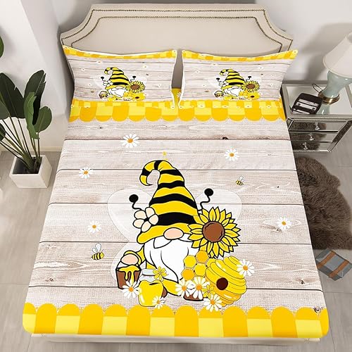 Miniatura 8 de Juego de sábanas de otoño de Acción de Gracias, tamaño Queen, juego de sábanas de jardín de hojas de arce otoñales para niños, niñas, adolescentes y