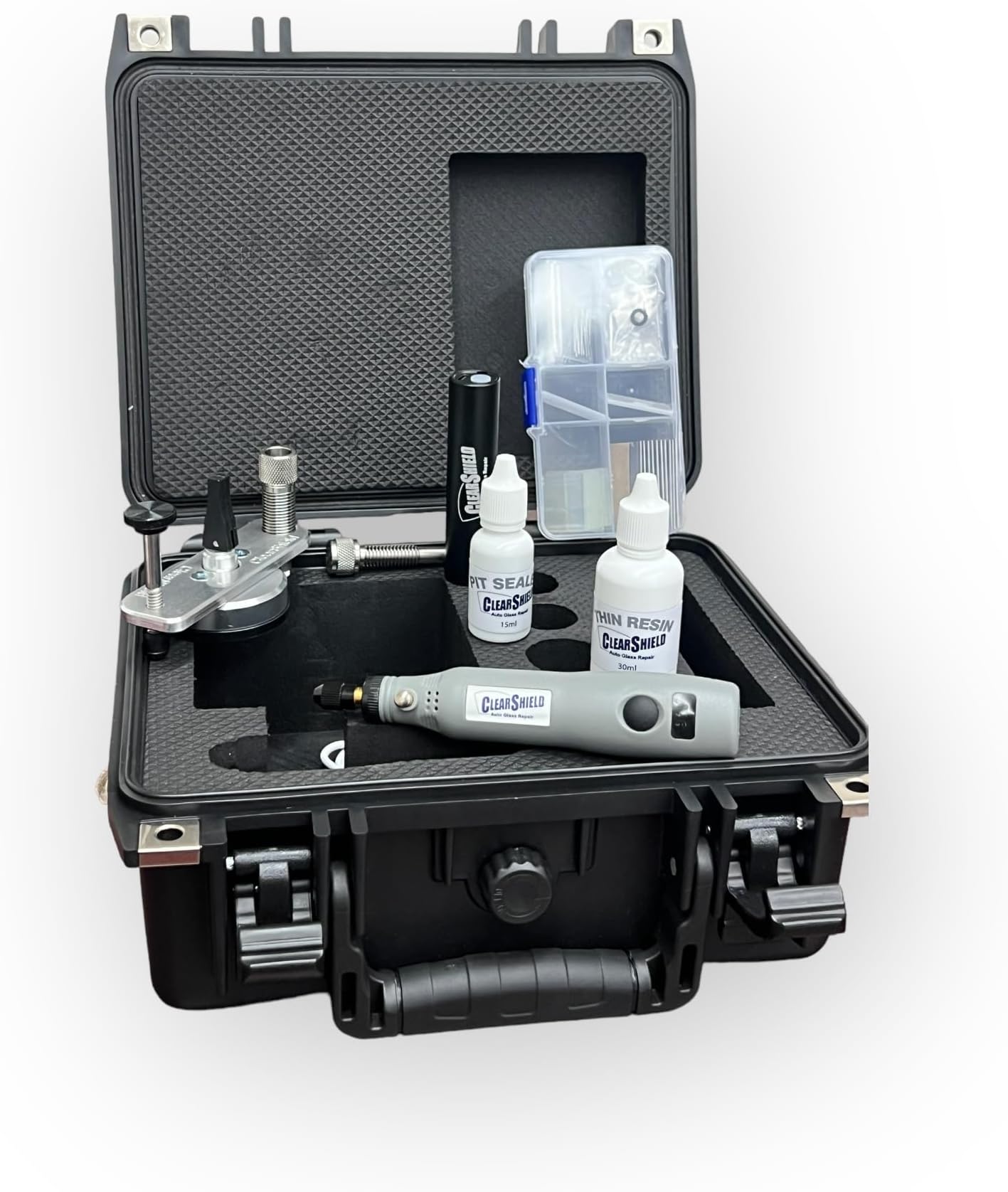 Clearshield Windshield Repair Kit - Window Lock Tip Repair Kit - Cracked Windshield Repair Kit - Auto Glass Repair Kit for Over 200 Repairs