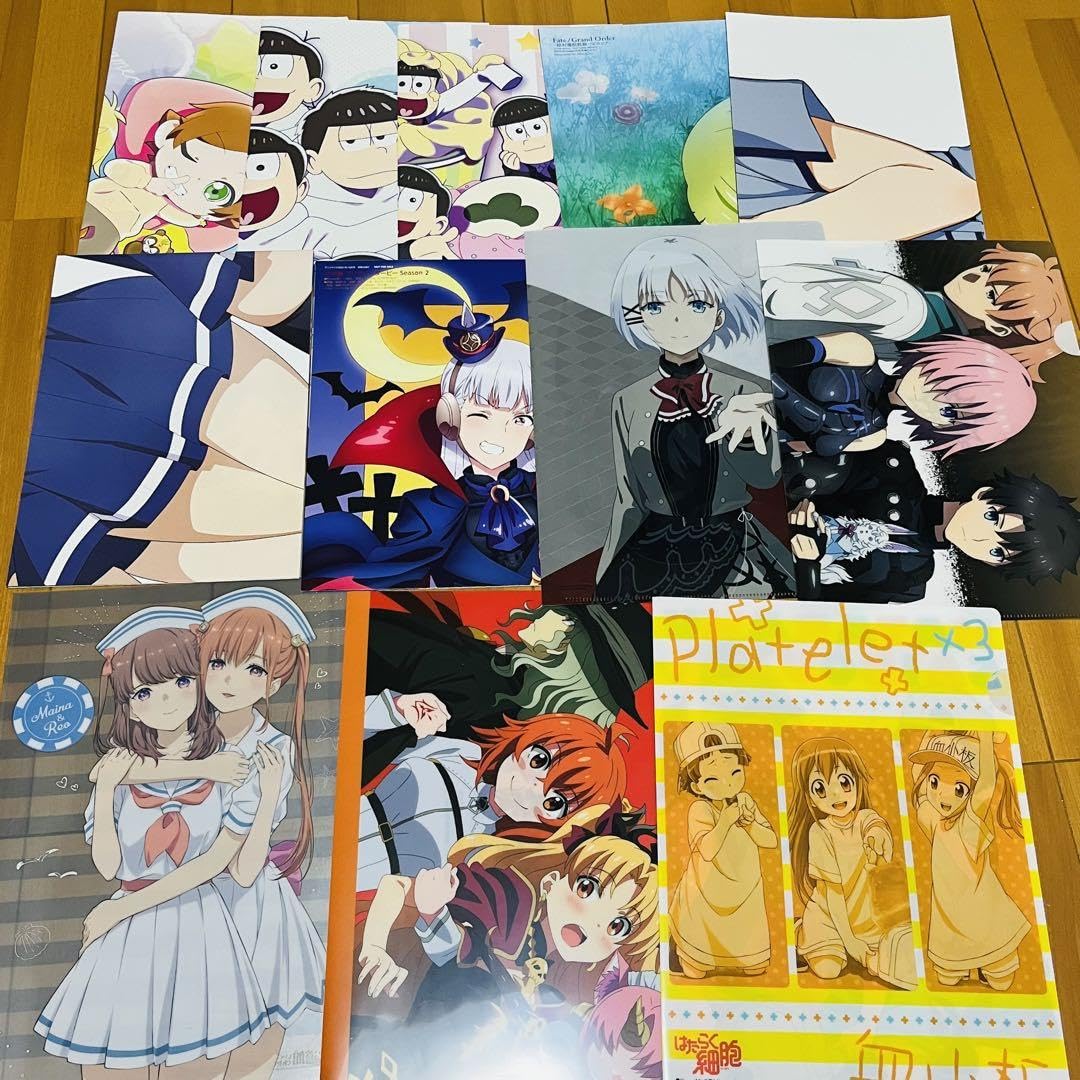 アニメ雑誌　ポスター　クリアファイル　ポストカード　まとめ売り Amazon.co.jp: 雑誌 付録 ポスター クリアファイル アニメグッズ