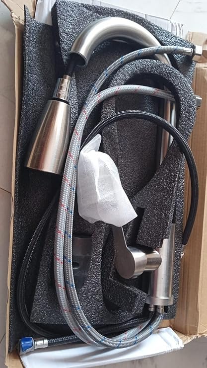 Matte Silver Single Lever Hot and Cold Mixture Tap for Bathroom and Kitchen Faucets