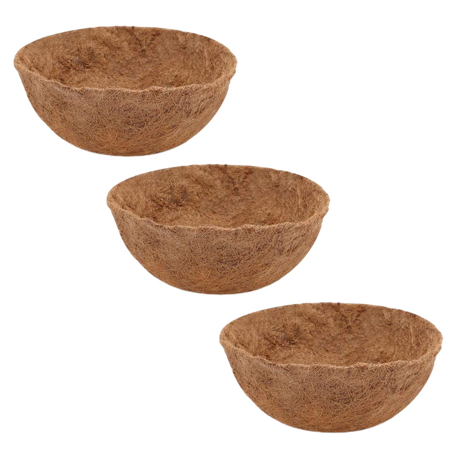 3pcs Coco Fiber Replacement Liner for Planters Natural Coconut Coir Planter 20cm-image-48