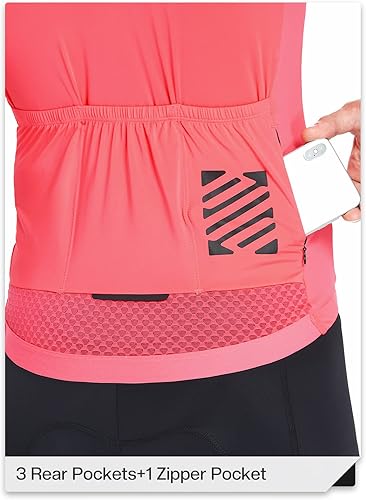 Miniatura 7 de ARSUXEO Pro Ciclismo Jersey Hombres Manga Corta Ultra-Ligero Road Bike Jersey Ciclismo Ciclismo Bicicleta Camisa