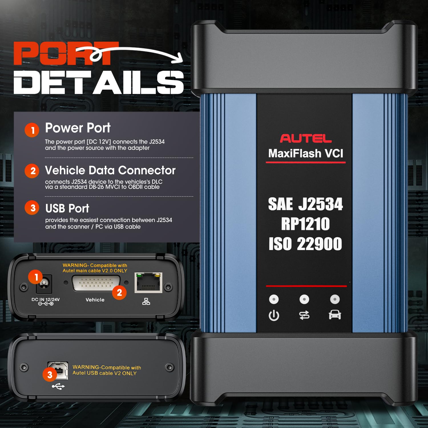 Amazon.com: Autel J2534 Pass-Thru Programmer, 2025 MaxiFlash VCI