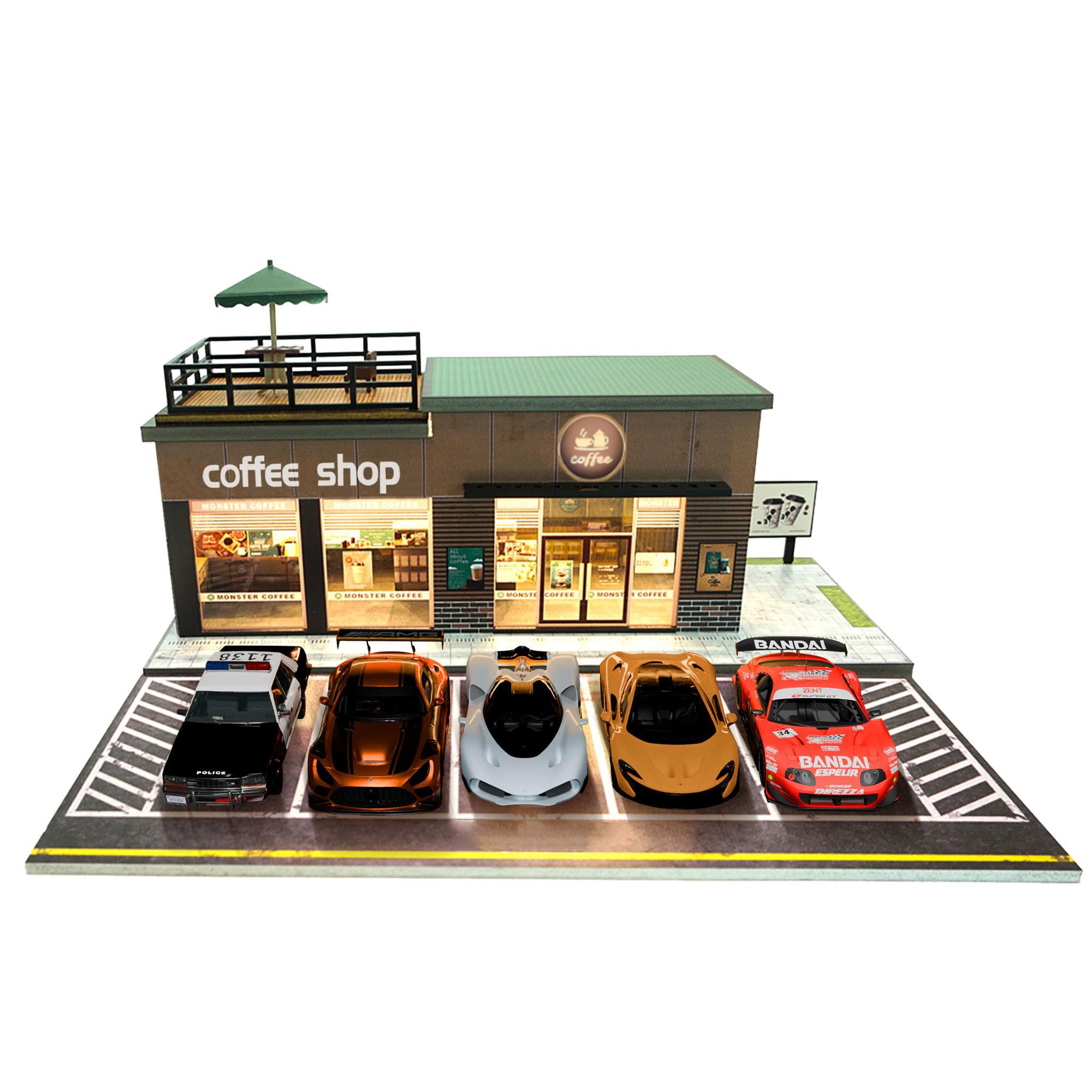☆ 1/64 Garage Item A Amazon.com: 1/64 Model Car Display Case for Adults, Premium in