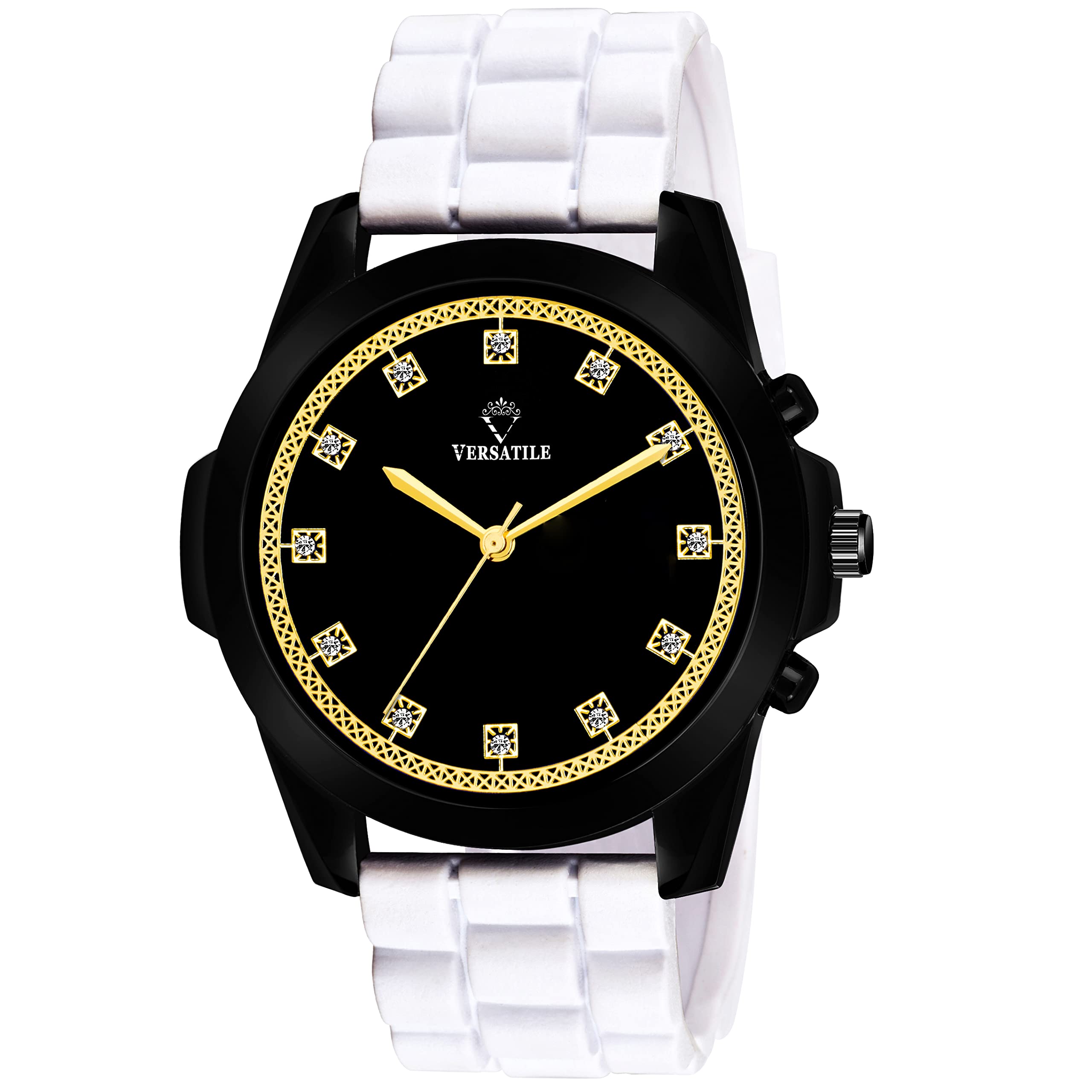 Mikado Mens Gold White Watch with Designer Strap for Men (B0B51YH6NW) Amazon Price History, Amazon Price Tracker