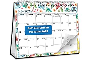 CRANBURY Small Desk Calendar 2024 - Perfect for Home, Office, and School Use!