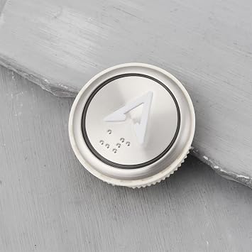 Round Elevator Button AN306 36x15 mm Blue Light Compatible with Elevator Panels