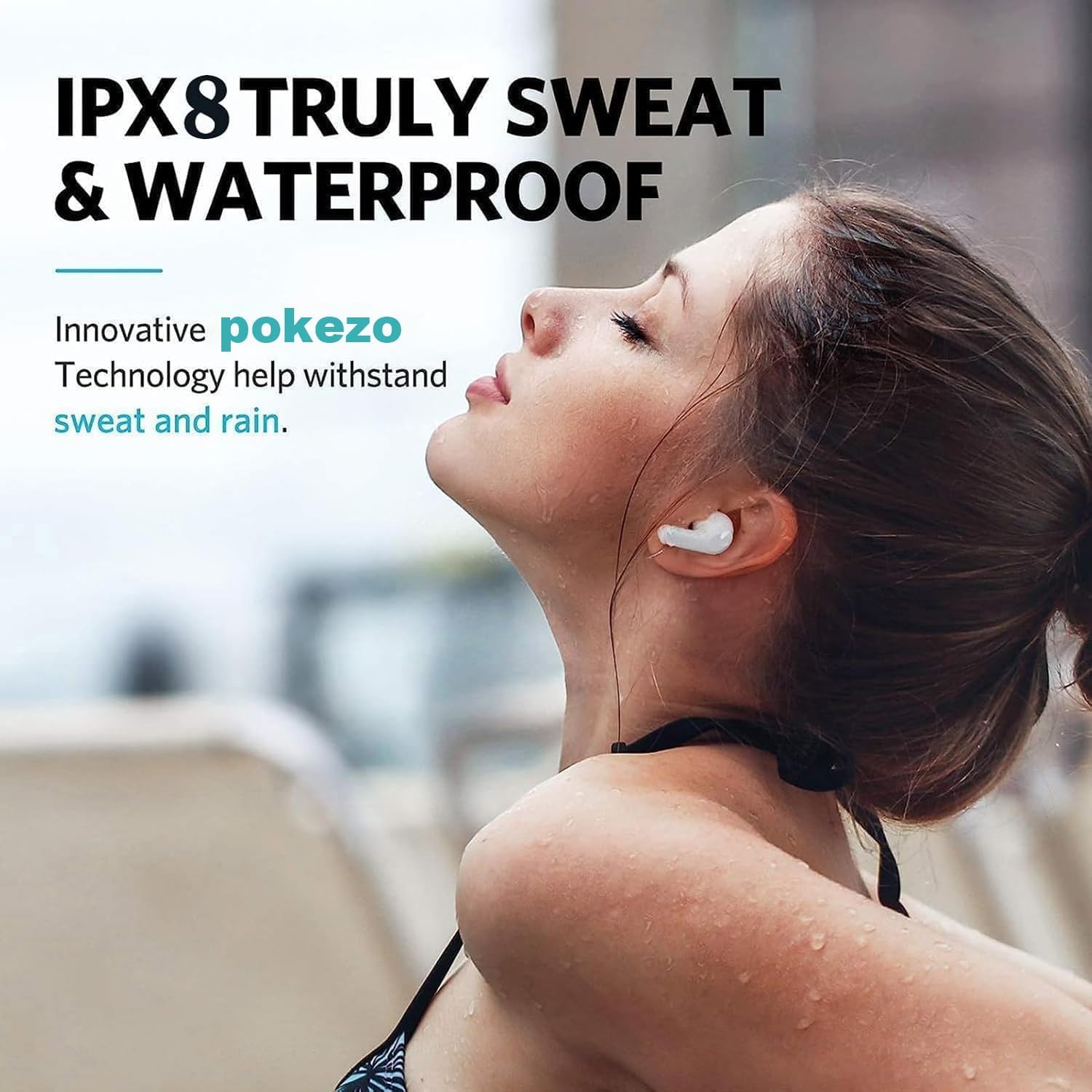 Wireless Earbuds, Bluetooth 5.4 in Ear Headphones with Noise Cancelling Mic, 48H Playtime HiFi Stereo Bluetooth Earphones, IPX8 Waterproof Touch Control True Wireless Headphones for iPhone/Android/IOS - Image 6