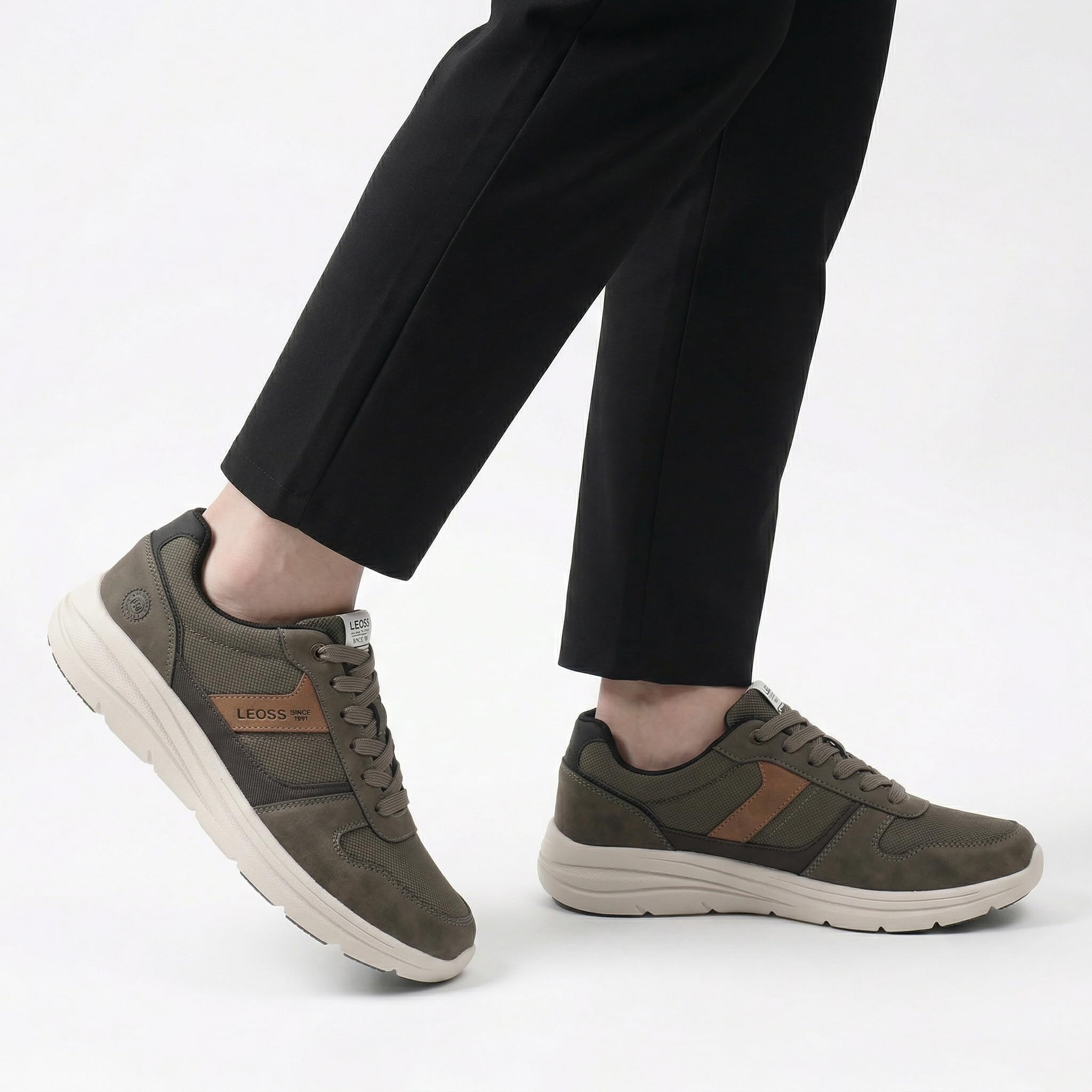 LEOSS Zapatillas Invernales Hombre Cómodas para Ciudad y Exterior Ligero