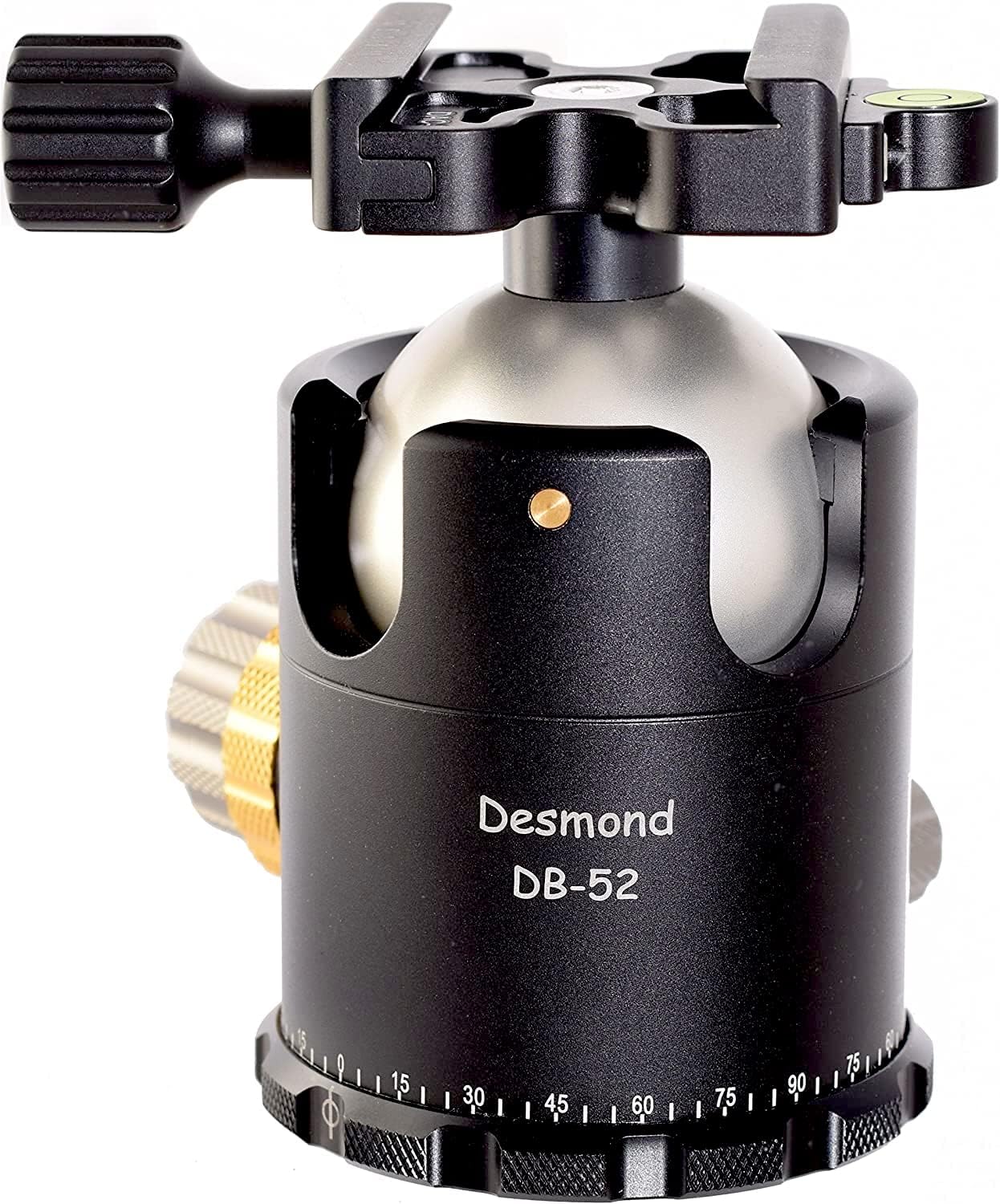 Desmond DB-52 52mm Ball Head Arca Compatible w Pan Lock & DAC-X1 Clamp for Tripod