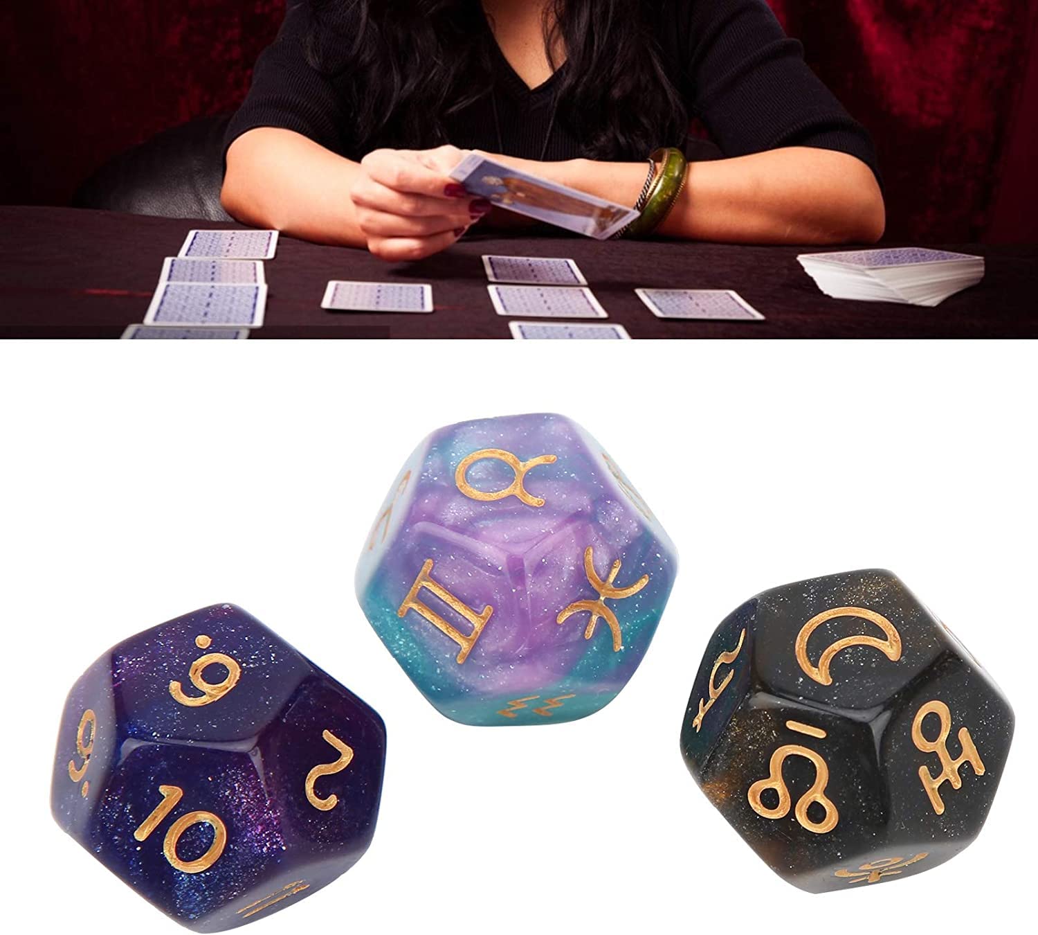 Astro dice set de dés astrologiques et divinatoire