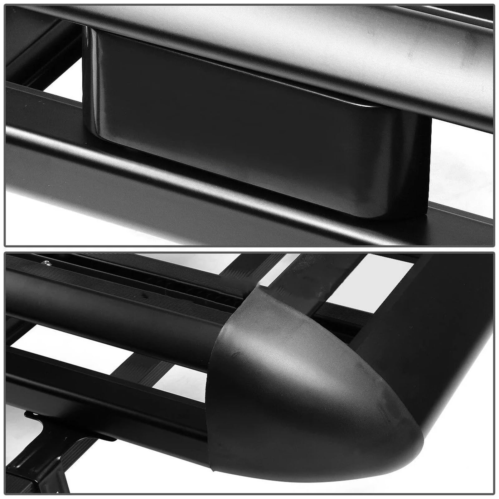 Bagażnik dachowy Dwupoziomowy bagażnik dachowy pasujący do dachu SUV-a, aluminiowy(Silver 160x100cm)