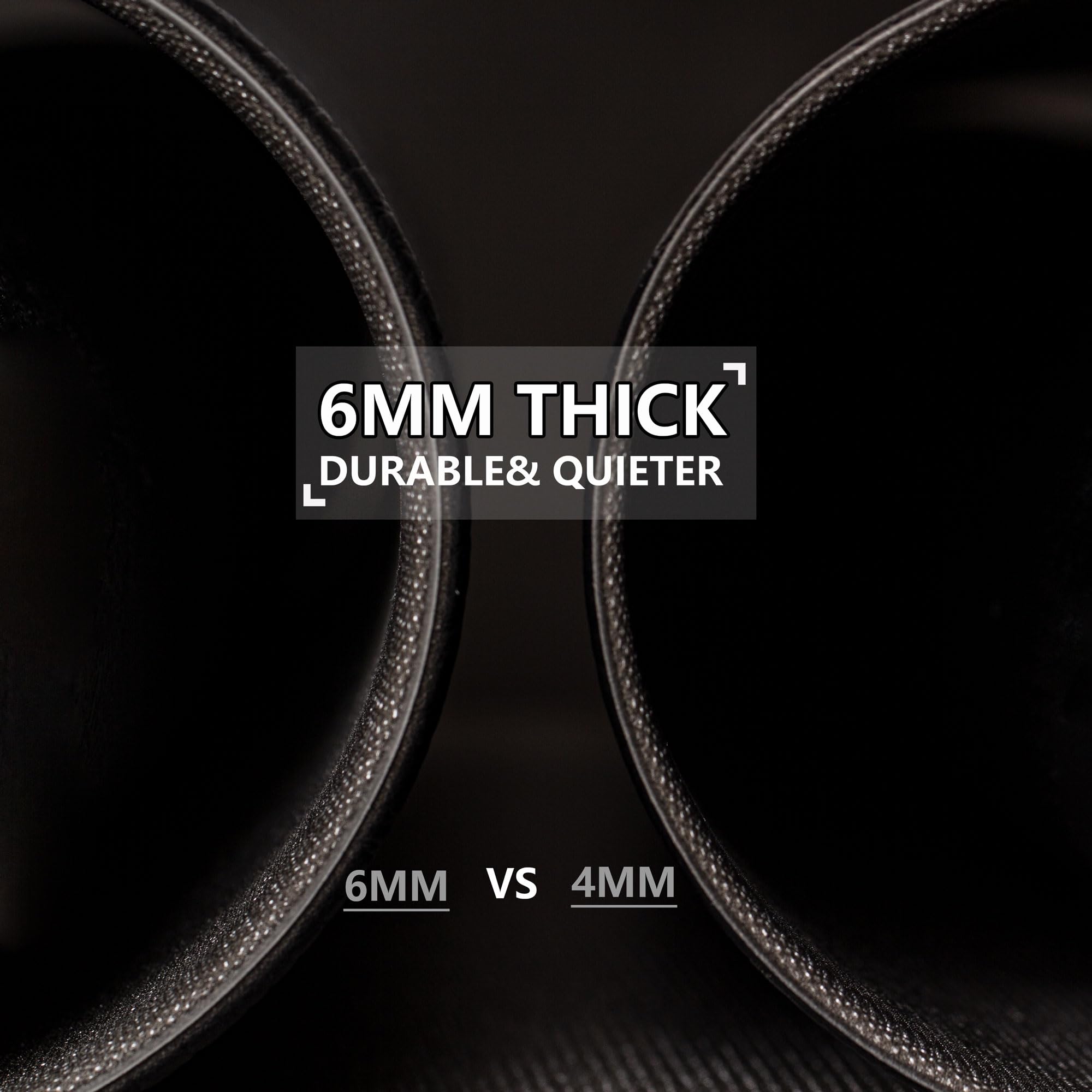 Foldable Treadmill Walking Pad Mat for Carpet Floors,63" x 30" 6mm Thick Treadmill Mat for Hardwood Floor Protector, Indoor Exercise Stationary Bike,Elipitial, Gym Equipment, Noise Shock Absorption