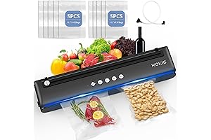 KOIOS Food Vacuum Sealer Set: Preserve Food Freshness Effortlessly