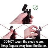 Encendedor de doble arco de Tesla Coil Lighters™, recargable por USB, resistente al viento