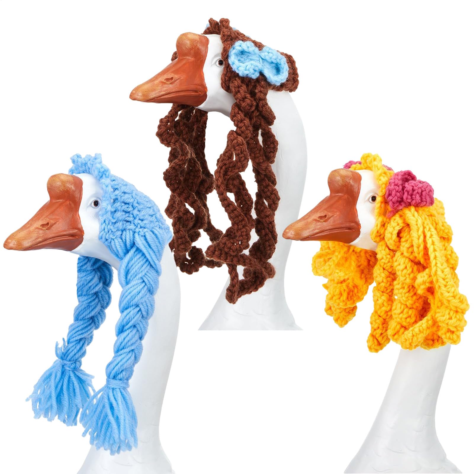 Décoration de maison et jardin contre la monotonie avec les costumes d'oies pour porche