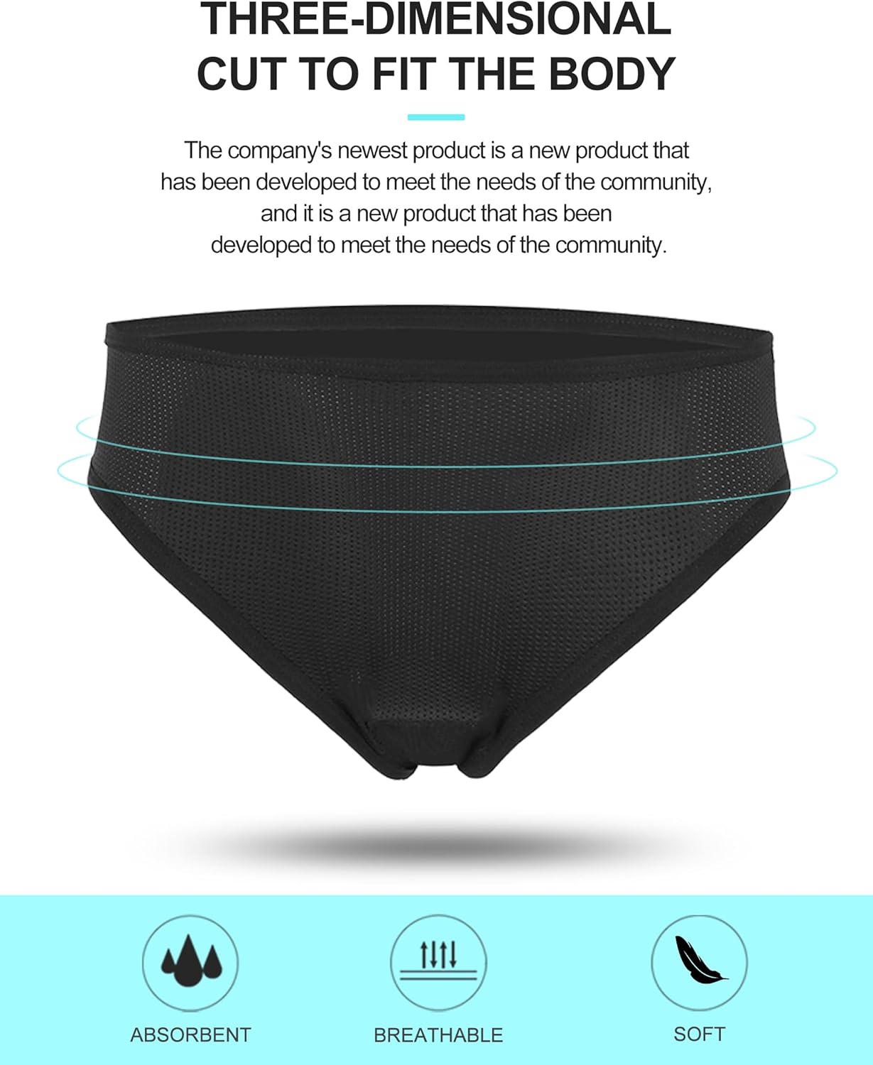 INBIKE Women’s Cycling Briefs - Breathable, Quick-Drying Bike Underwear with 3D Seat Padding for Downhill MTB Biking Riding - Image 3