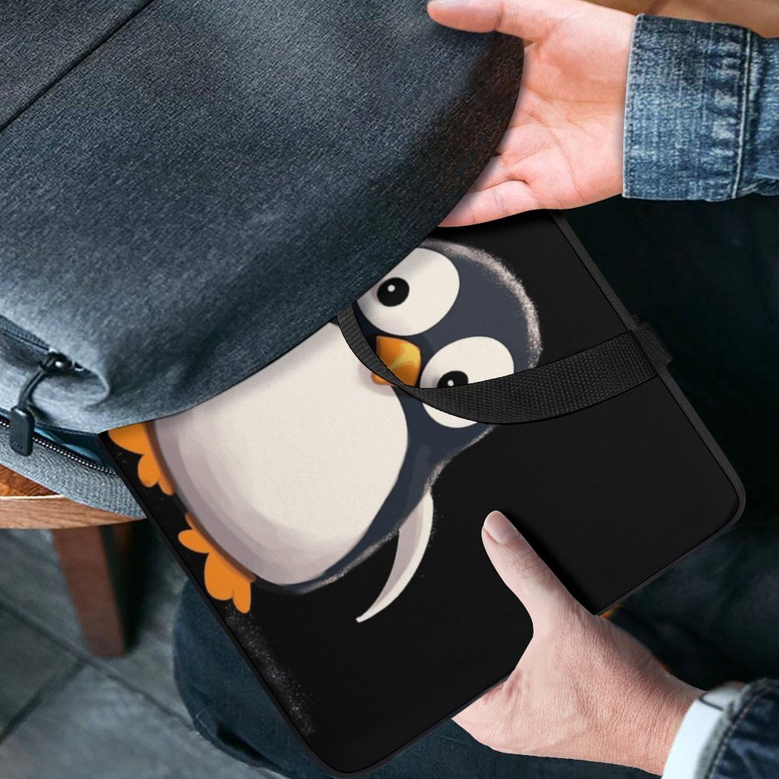 Custodia per computer portatile da 17", ultra sottile, leggera e impermeabile, in neoprene resistente, con cinghia da polso