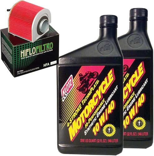 Kit de cambio de aceite y filtro para Honda 2000 CMX250 Rebel 250 sintético 10W-40