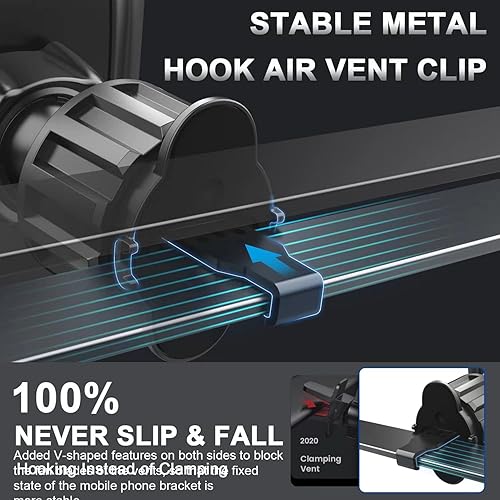 Miniatura 5 de Soporte de teléfono celular para automóvil, soporte de teléfono para automóvil, adecuado para salpicadero de automóvil, parabrisas y ventilación,