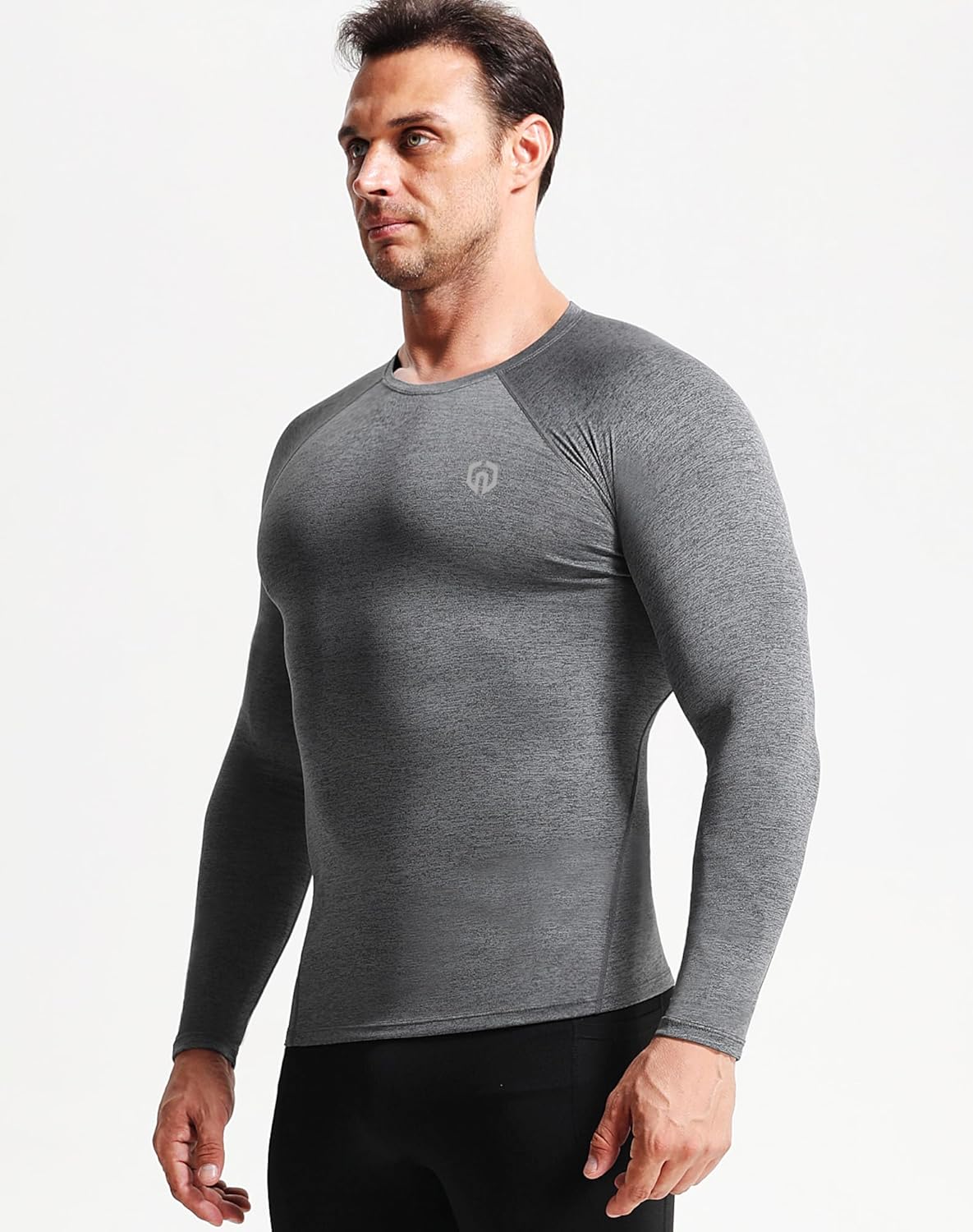 NELEUS Men's 3 Pack Compression Shirt Athletic Running Shirts - Image 3