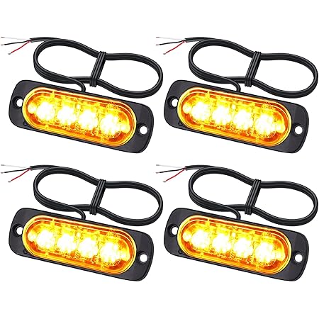 LED Breedtelamp kort rond 12/24V (links of rechts
