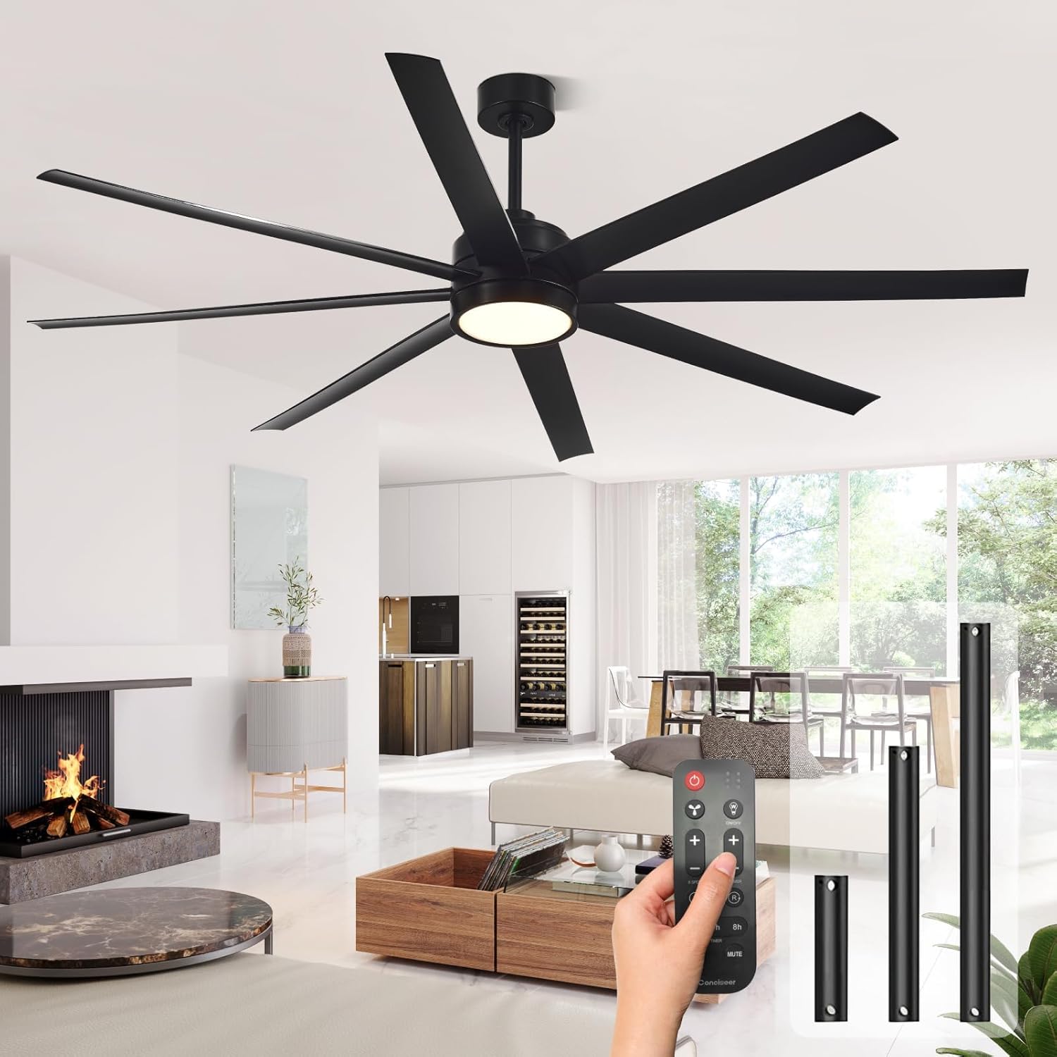 Modern Ceiling Fans with Lights
