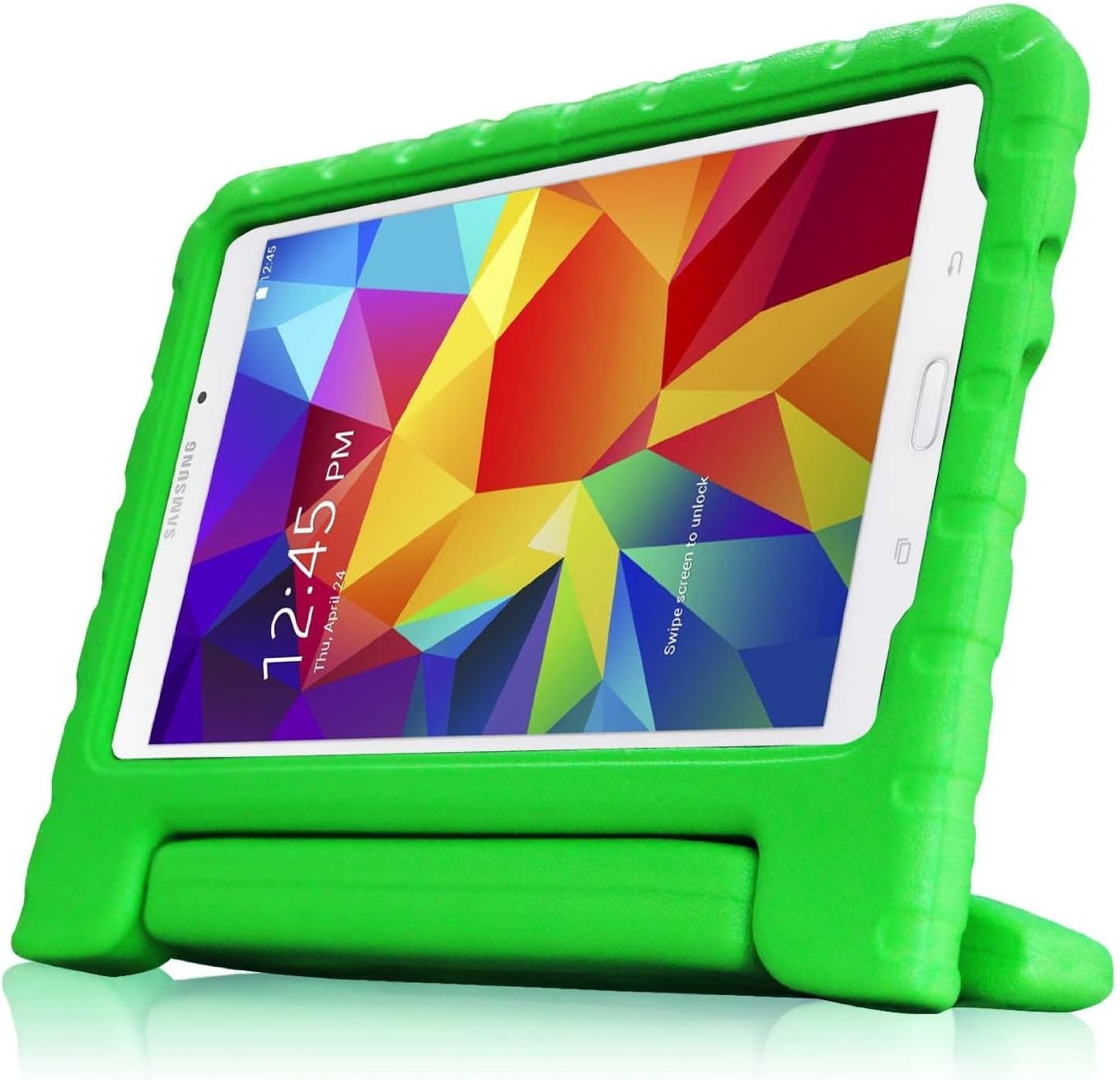 TRAVELLOR Samsung Galaxy Tab 4 7.0 Shockproof Case Light Weight Kids Case Super Protection Cover Handle Stand Case for Kids Children for Samsung Galaxy Tab 4 7-inch (Green, Galaxy Tab 4 7.0)