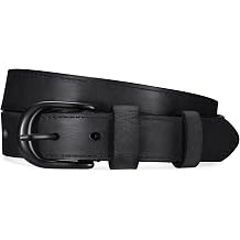 Genuine Leather Belt for Women with Gold/Silver Buckle Womens Full Grain Leather Waist Belt for Jeans Dresses Pants