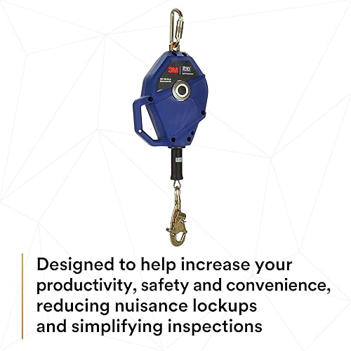 Miniatura 4 de 3M DBI-SALA Smart Lock Autoretráctil Lifeline 3503803, cable galvanizado, azul, 20 pies (19.7 ft) 1 Ea/Case