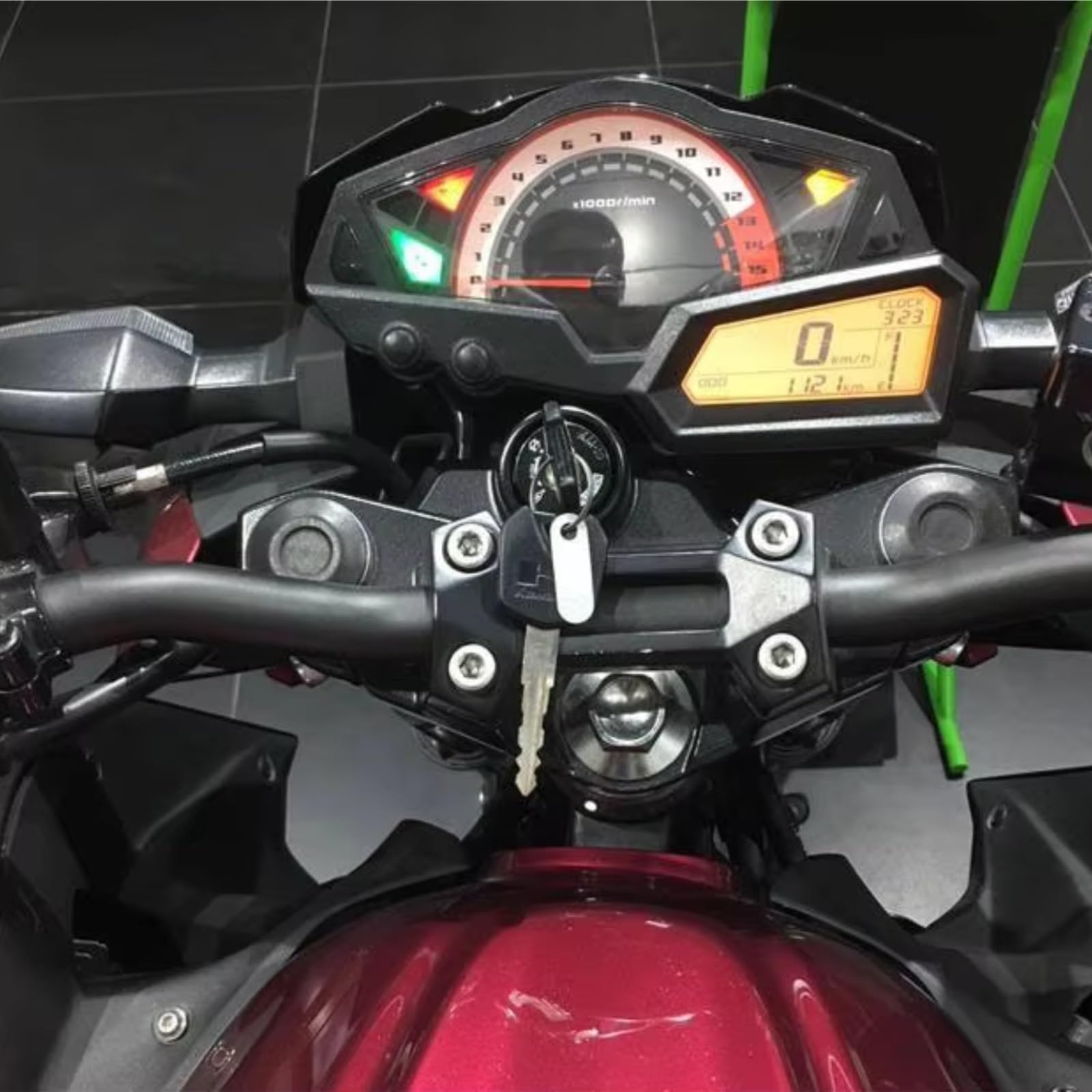 Carcasa Cuadro Moto Para Z250 Para Z300 Para EX300 2013 2014 2015 2016 2017 2018 Cubierta Carcasa Del Medidor Del Velocímetro De La Motocicleta Accesorios Modificación De La Motocicleta