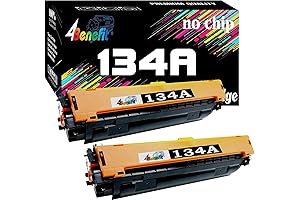 2-Pack HP134A W1340A Toner Cartridges