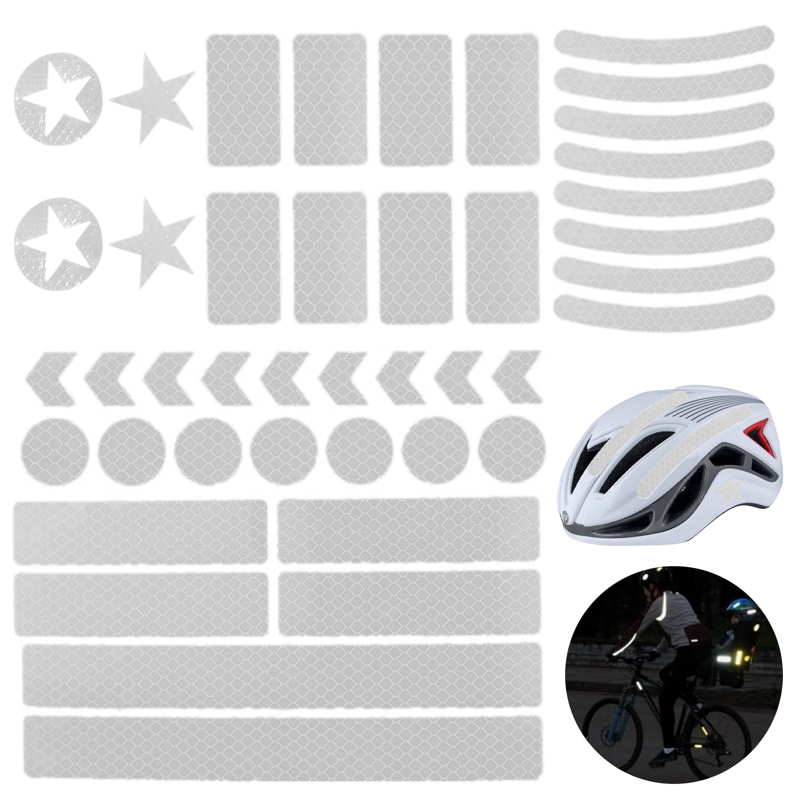 reflektoren fahrradhelm 42 Stück Fahrrad Aufkleber Set,Reflektoren Sticker Aufkleber ,Tape Reflexfolie Selbstklebend,Leuchtaufkleber für Fahrradhelme, Motorräder, Schultaschen,Rucksäcke,Felgen,Kinderwagen(Weiß) Sport & Freizeit Category:City Urban_Nostalgie verchromt Farbe:Schwarzbraun Cube Stereo Hybrid 140