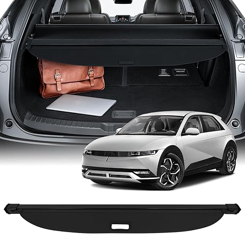 Miniatura 386 de SCITOO Cubierta de carga 2013 2014 2015 2016 2017 2018 compatible con Toyota RAV4 2.5L actualizado anti-mirón retráctil trasero maletero cubierta