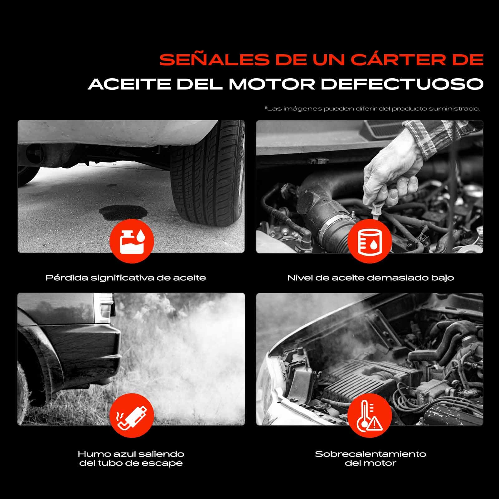 Frankberg Cárter de aceite cárter de aceite del motor junta del cárter de | mit lablassschraube, Diesel; 68027587AA; Compatible con: Nitro Van KA, Nitro, Wrangler III JK, Cherokee KK