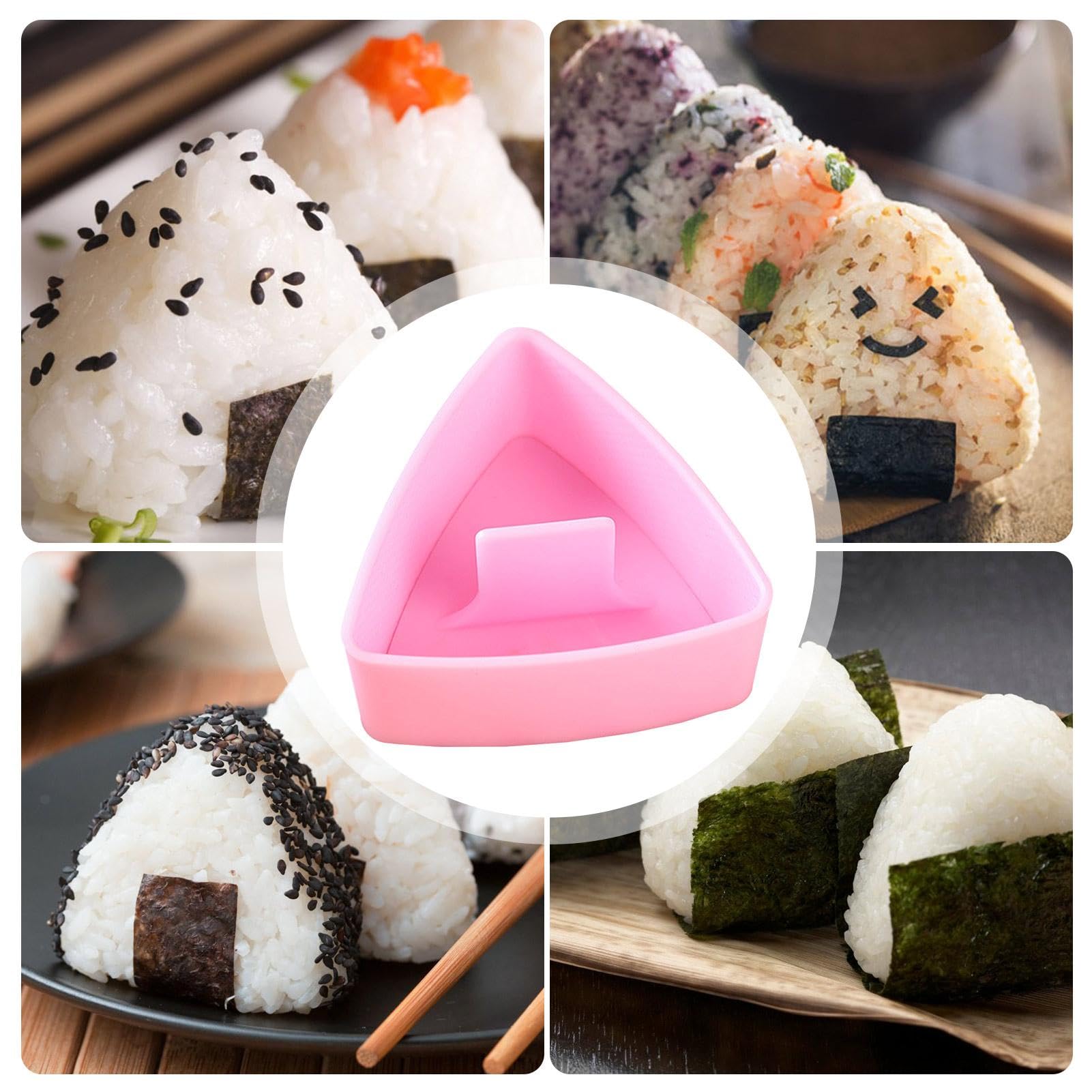 2 Stück Onigiri-Formen - Dreieckige Sushi-Pressen Für Perfekte Reisbällchen