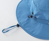 Vista 59 de Home Prefer UPF50+ - Sombrero de sol para hombre, sombrero de pesca de ala ancha para hombres y mujeres, sombrero de playa con protección UV, Gris