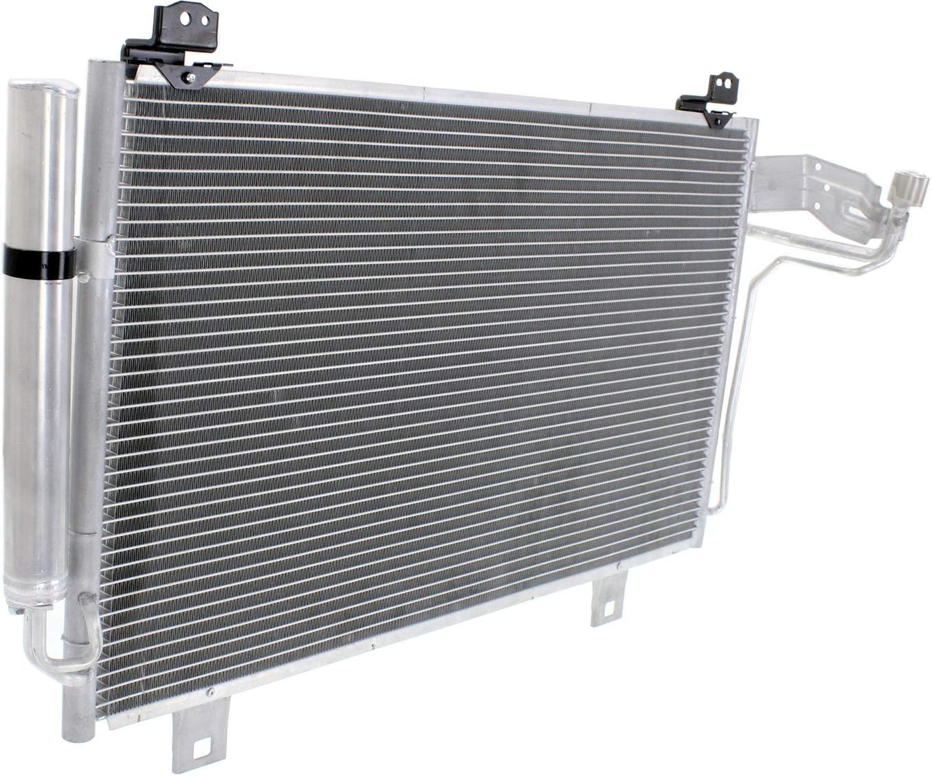 Kool Vue A/C Condenser Compatible with Mazda 3 2014-2018, 6 2014-2021, 3 Sport 2.0L, 2.5L