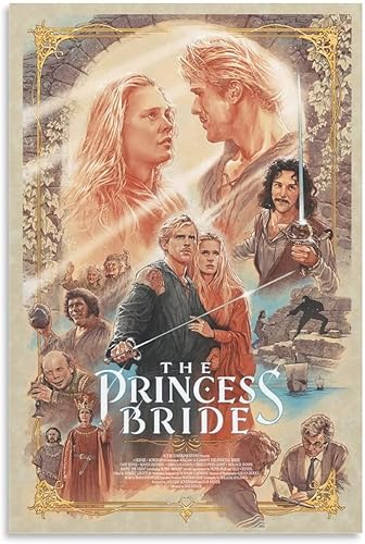 Póster de película The Princess Bride, pintura decorativa, lienzo, arte de pared, póster de sala de estar, dormitorio, 24 x 36 pulgadas (23.6 x 35.4