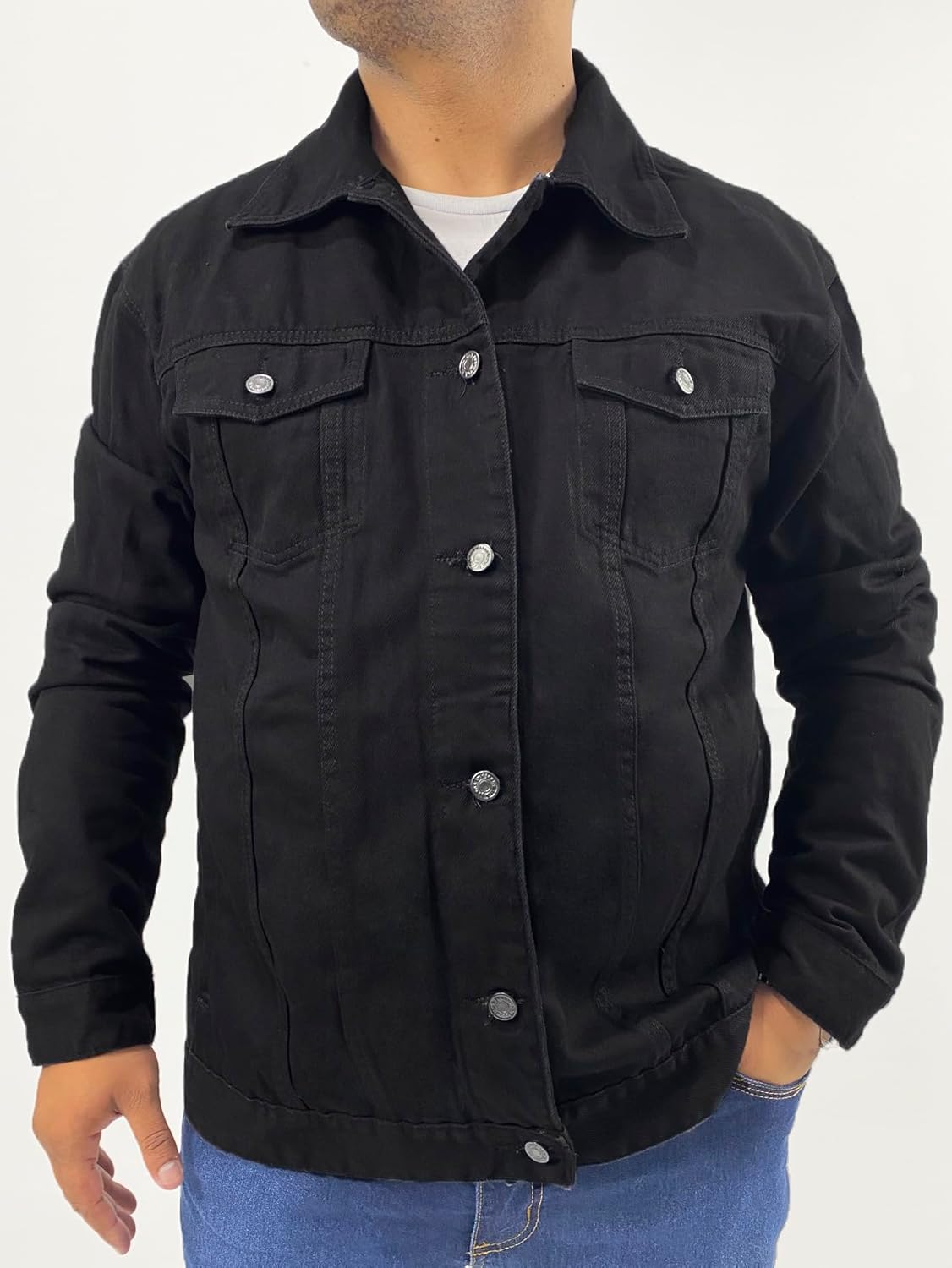 Pthirillo, Jaqueta Masculina Jeans Preto em promoção! Veja a oferta e mais achadinhos de Jaquetas & Casacos 5 Hoje é o melhor dia para comprar Pthirillo, Jaqueta Masculina Jeans Preto com aquele preço maroto! Promoção! Aproveite a oferta! 5