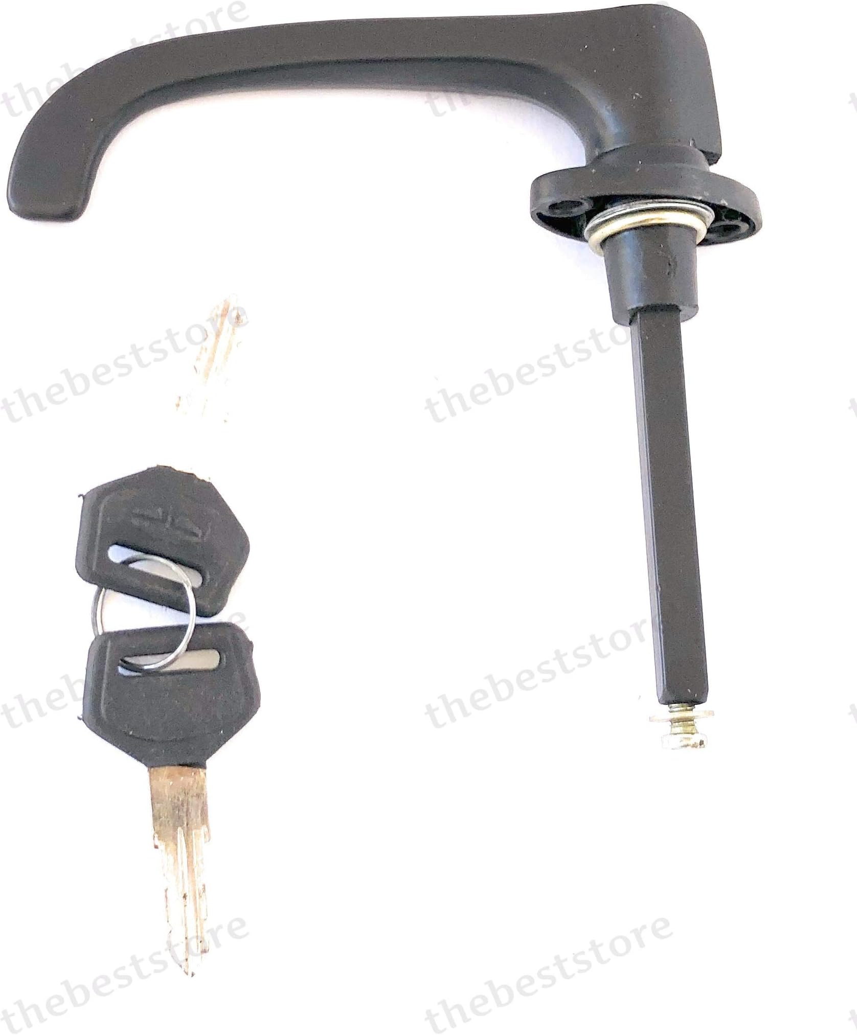 Rear Tailgate Trunk Door Handle with Lock Key Compatible for Willys Jeep MM540 CJ | Willys Parts and Accessories