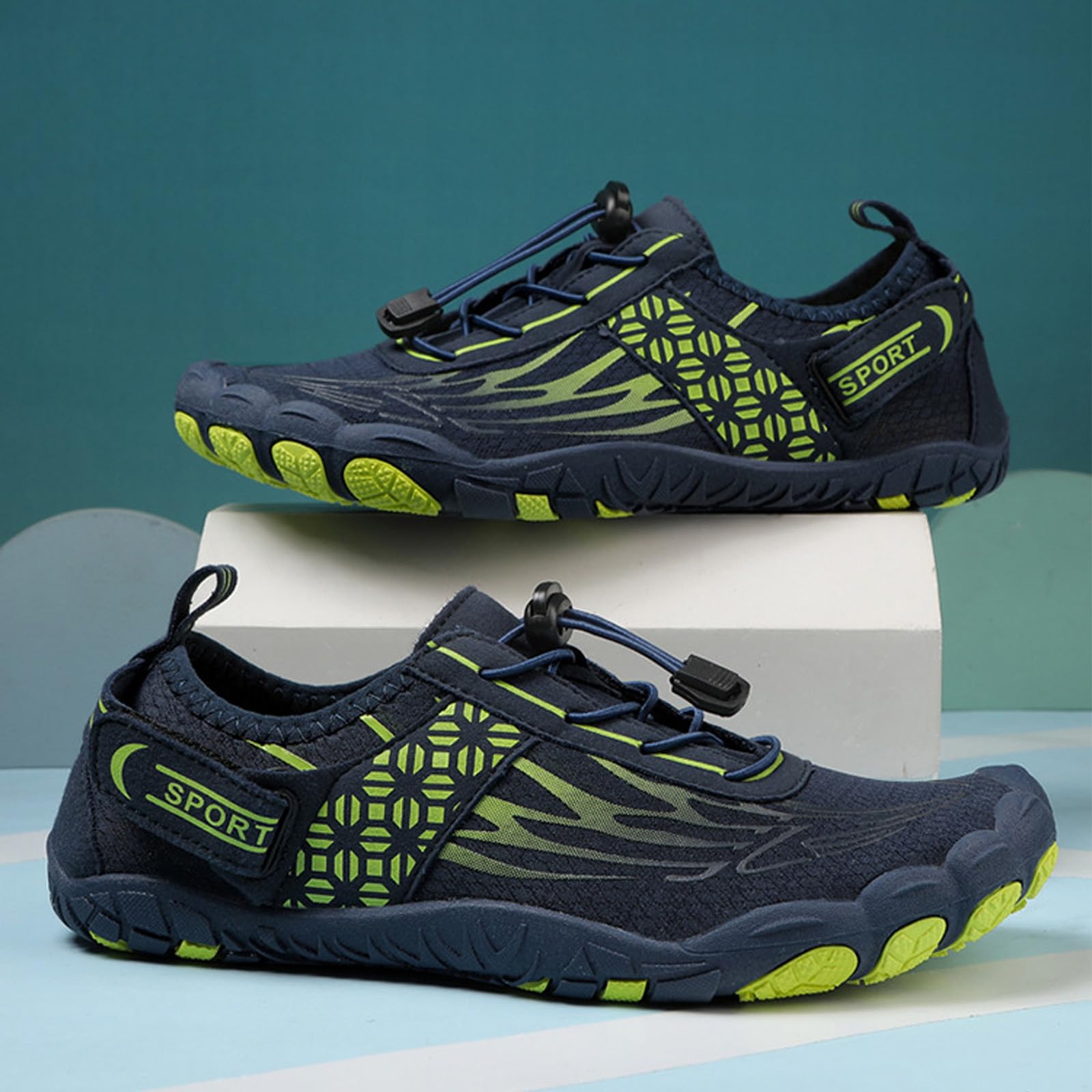 Generisch barfußschuhe Herren Wasserschuhe Damen schwarz schnelltrocknende Badeschuhe mit Rutschfester Sohle Wasserschuhe atmungsaktive Fitnessschuhe Unisex Surfschuhe Yoga Strandschuhe surfen
