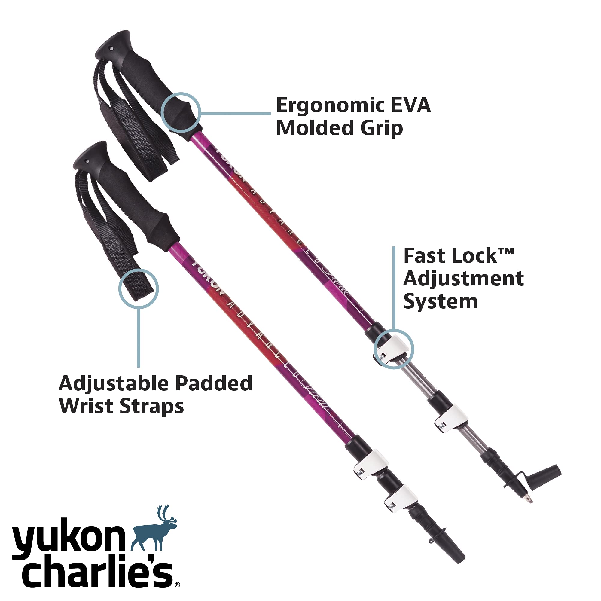 Yukon Charlies Advanced Float kijki trekkingowe