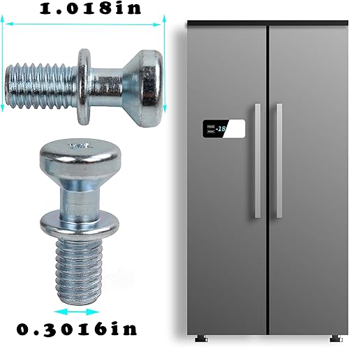 Miniatura 3 de Tornillos DA61-03734A de la manija del fijador del refrigerador se adapta a las manijas del refrigerador de Samsung