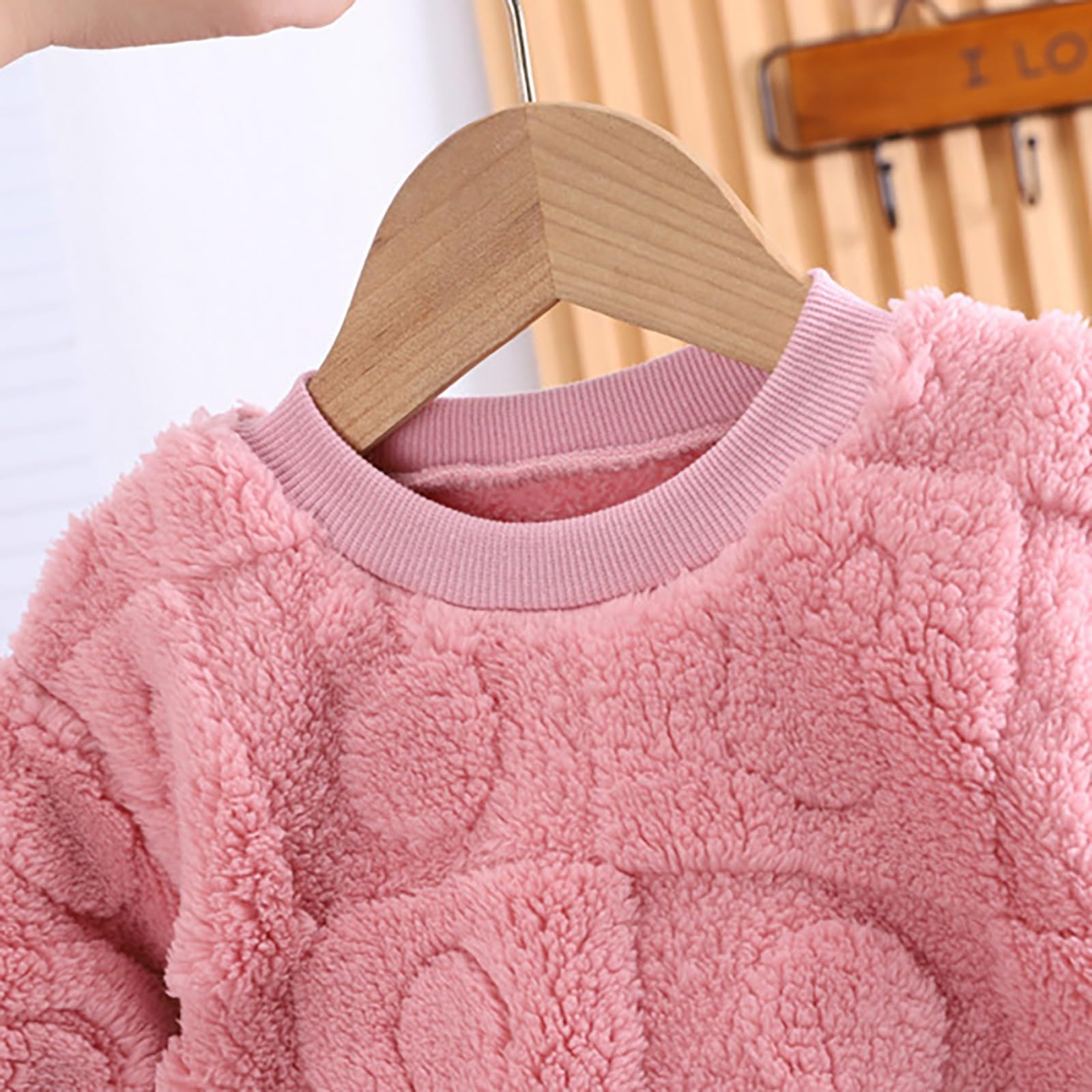 Toddler Baby Girls Boys ????ajamas Cozy Flannel Fleece Fuzzy Thickened Clothes Set Kids Winter Warm Long (Blue, 3-4 Years)