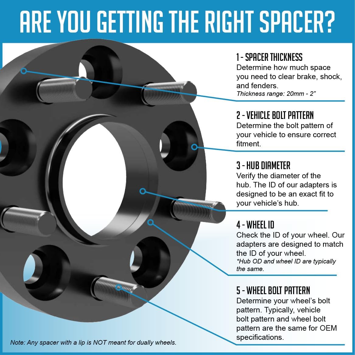 Wheel Accessories Parts 4 Pcs Hub Centric Wheel Spacers 5x4.5 5x114.3mm 1 inch Thick 67.1mm Hub M12x1.5 12x1.5 Thread Stud Fits Hyundai ｜ KIA ｜ Mazda ｜ Mitsubishi ｜ Jeep Compass Patriot Vehicles